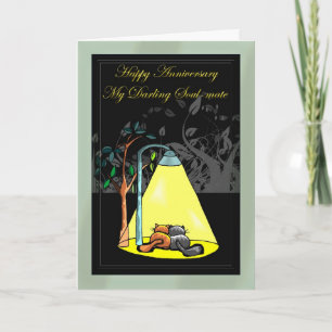 Carte Joyeux anniversaire ma chère âme mate