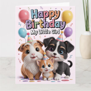 Carte Joyeux Anniversaire Ma Petite Fille : Conception d