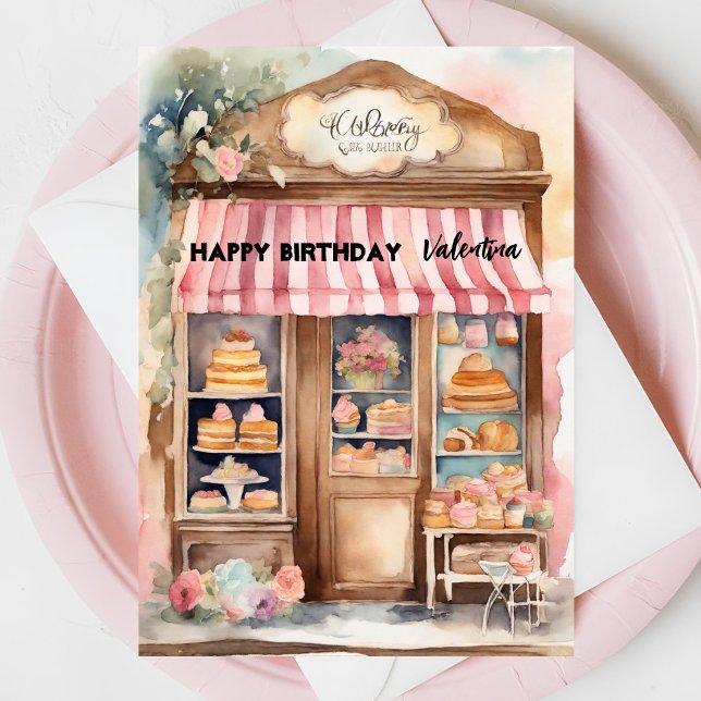 Carte Joyeux Anniversaire Ma Petite Princesse Gâteaux (Créateur téléchargé)