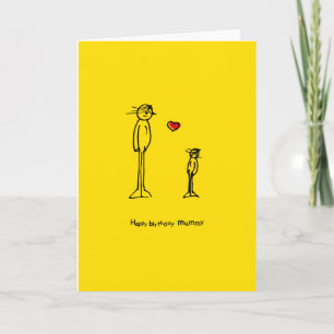 Carte Joyeux anniversaire maman