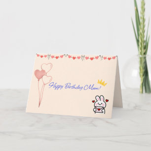 Carte Joyeux Anniversaire Maman