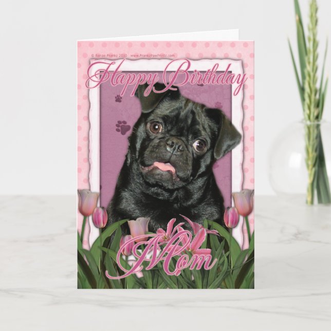 Carte Joyeux anniversaire maman - Carlin - Ruffy (Devant)