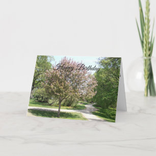 Carte Joyeux Anniversaire Maman Pommier en Fleurs