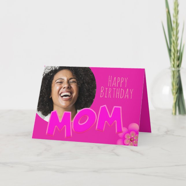Carte Joyeux Anniversaire Maman Texte de nouveauté - Pho (Devant)