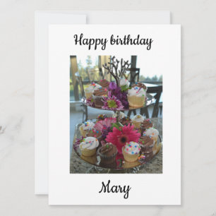Carte Joyeux anniversaire Mary