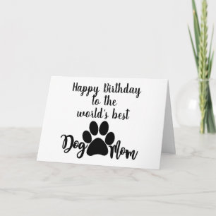 CARTE JOYEUX ANNIVERSAIRE ***MEILLEUR CHIEN DE MÈRE JAMA