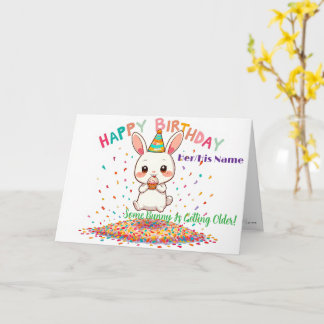 Carte Joyeux Anniversaire Mignon avec Cupcake