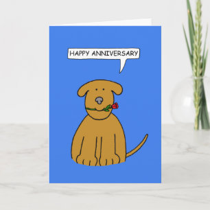 Carte Joyeux Anniversaire Mignonne Cartoon Chiot