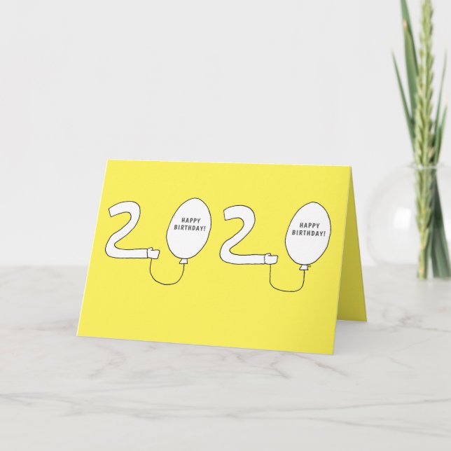 Carte Joyeux Anniversaire Moderne En 2020 Funny Birthday (Devant)