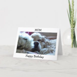 CARTE JOYEUX ANNIVERSAIRE MOM-TAKE NAP/FAIRE CE QUE VOUS