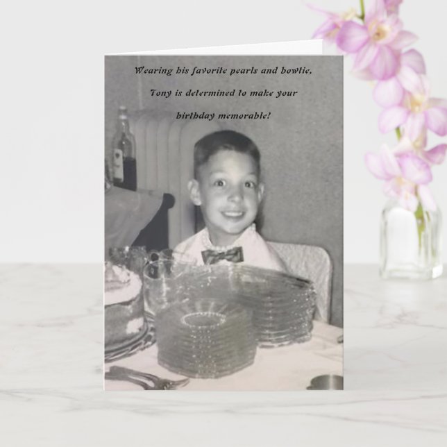 Carte Joyeux Anniversaire, Mon Ami Fashionista (Orchidée)