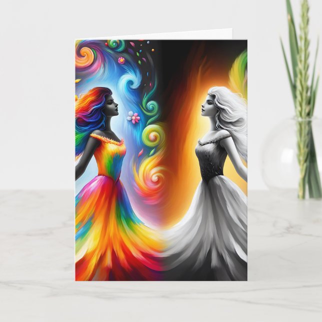 Carte Joyeux anniversaire mon ami Gemini (Devant)