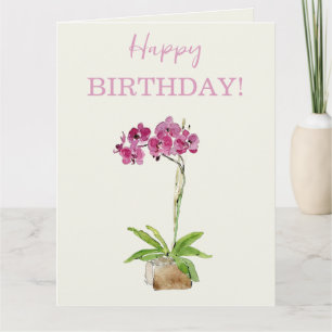Carte Joyeux Anniversaire Moth Orchard