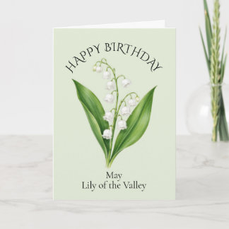 Carte Joyeux Anniversaire Muguet de Mai
