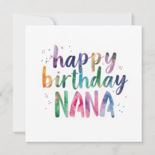 Carte Joyeux Anniversaire Nana