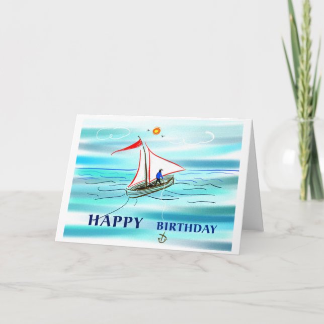 Carte Joyeux anniversaire - navigation (Devant)