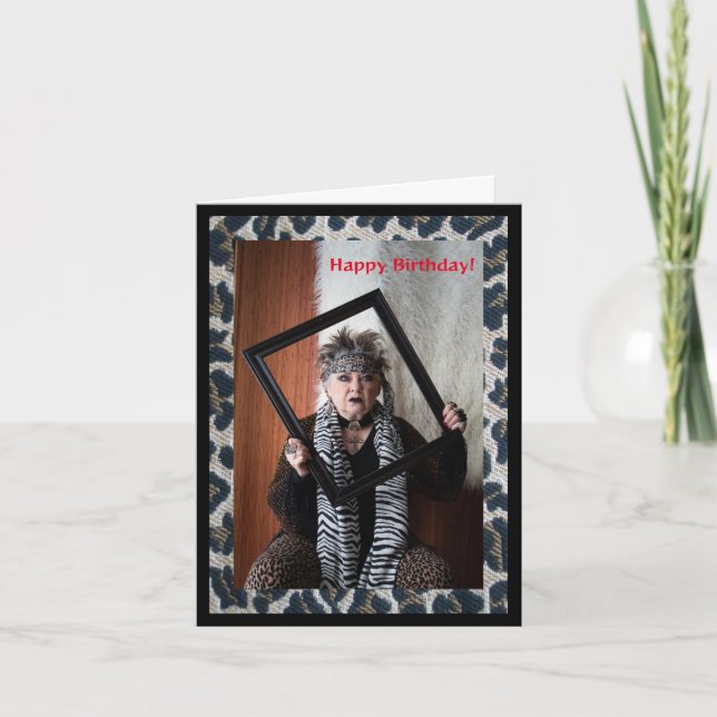 Carte Joyeux anniversaire, né dans les années 50 (Devant)