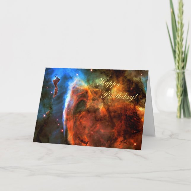 Carte Joyeux Anniversaire - Nebula de trou, Digitus Impu (Devant)