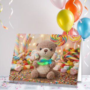Carte Joyeux Anniversaire Neveu   Douce Loutre et Pays d