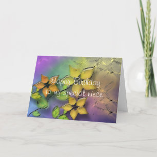 Carte Joyeux anniversaire nièce