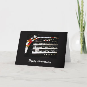 Carte Joyeux Anniversaire, Orgue Ancien