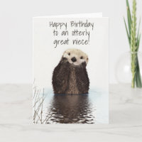 Joyeux anniversaire Otterly Grande nièce