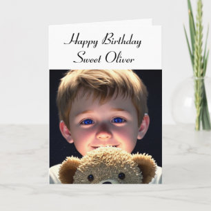 Carte Joyeux anniversaire page personnalisée et colorant