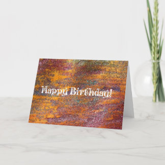 Carte Joyeux Anniversaire Paillettes Multicolores Mixte