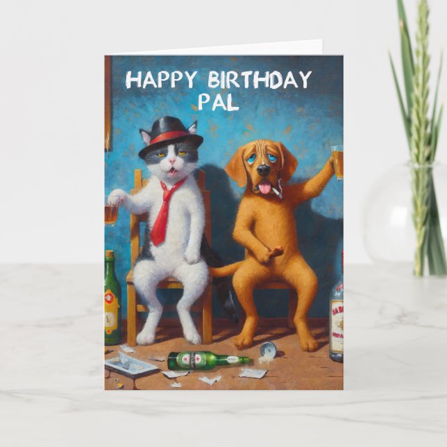 Carte Joyeux anniversaire, Pal (Devant)