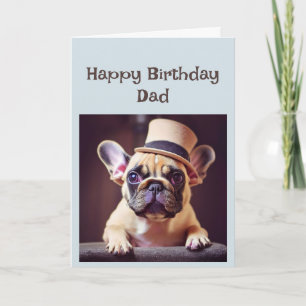 Carte Joyeux anniversaire Papa Drôle Fête de Chien! Cart