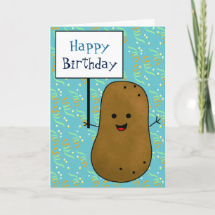 Carte Joyeux Anniversaire Patate