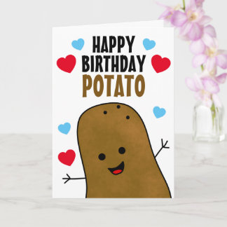 Carte Joyeux Anniversaire Patate