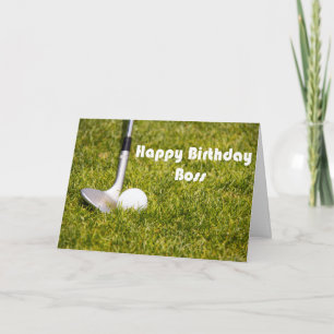 Carte Joyeux Anniversaire Patron Coin de Sable et Balle