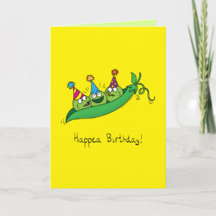 Carte Joyeux Anniversaire Peas Quarantine