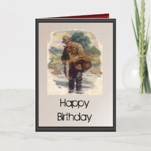 Cartes Peche Mouche D Anniversaire Zazzle Fr