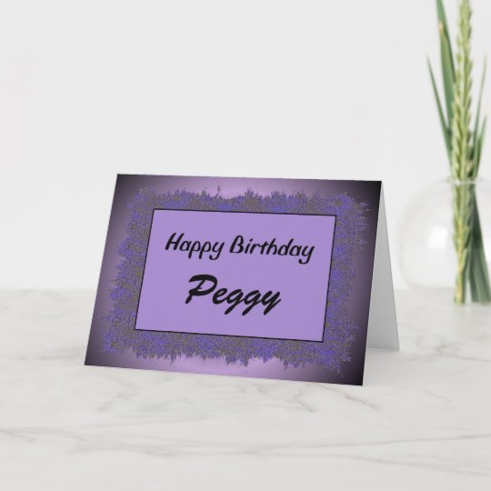 Carte Joyeux Anniversaire Peggy Zazzle Fr