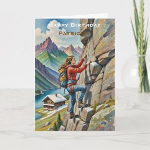Carte Joyeux Anniversaire Personnalisé Aventurier de l'