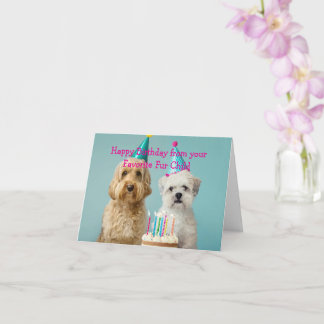 Carte Joyeux anniversaire personnalisé de votre enfant d