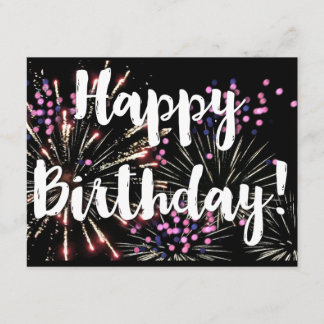 Carte Joyeux anniversaire personnalisé note manuscrite