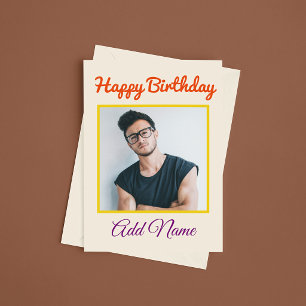 Carte Joyeux Anniversaire Personnalisée Avec Nom E