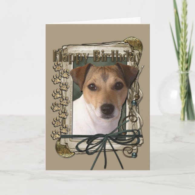 Carte Joyeux Anniversaire - Pierres de pierre - Jack Rus (Devant)