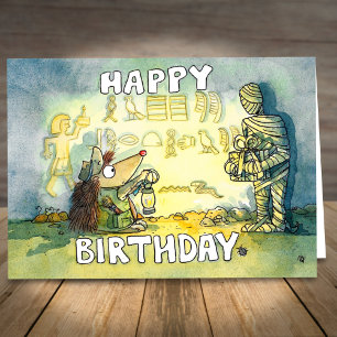 Carte Joyeux anniversaire pour les geeks de l'Histoire p