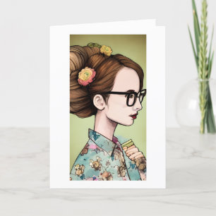 Carte Joyeux anniversaire pour un ami amoureux du livre