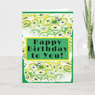 Carte Joyeux anniversaire pour vous