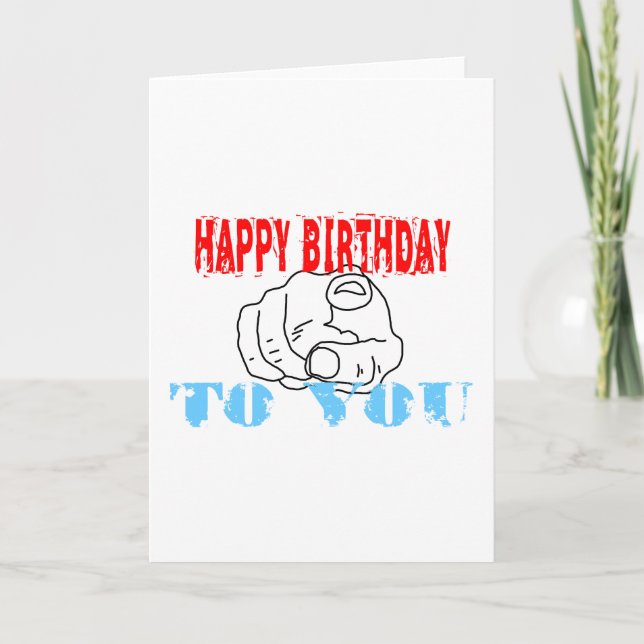 Carte Joyeux Anniversaire Pour Vous (Devant)