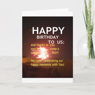 Carte Joyeux anniversaire pour vous