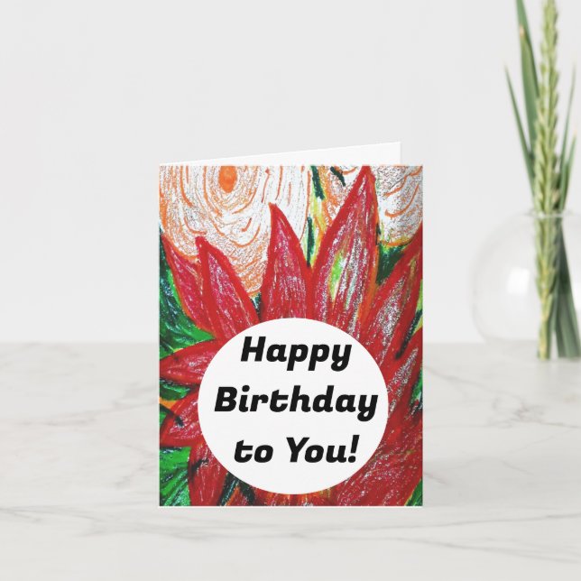 Carte Joyeux anniversaire pour vous (Devant)