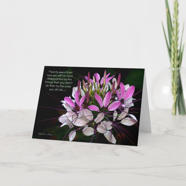 Carte Joyeux anniversaire : Profitez de l'inattendu (Devant)