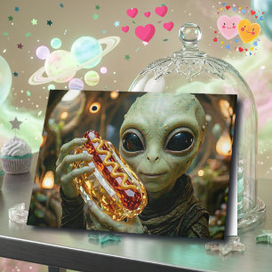 Carte Joyeux Anniversaire Punition Alien Drôle