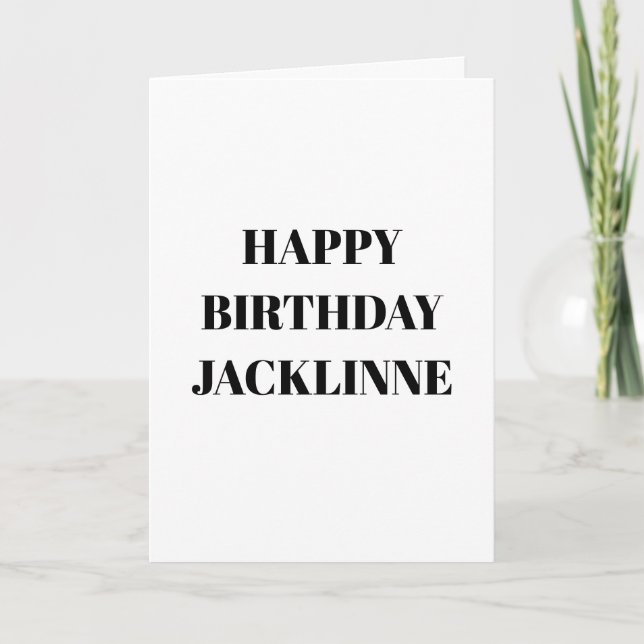 Carte Joyeux Anniversaire Que Vous Pouvez Utiliser (Devant)